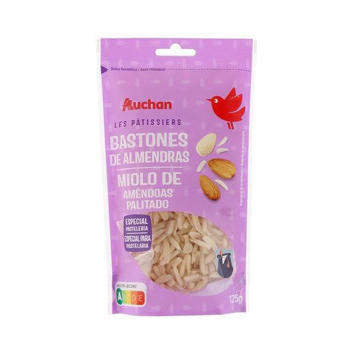 AUCHAN Miolo Amêndoa sem Pele Laminado 125 g