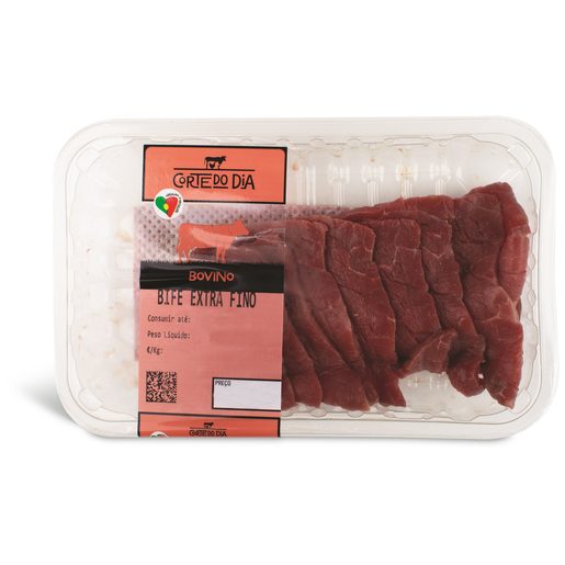 Bife Extra Fino Bovino Embalado (1 un = 285 g aprox)