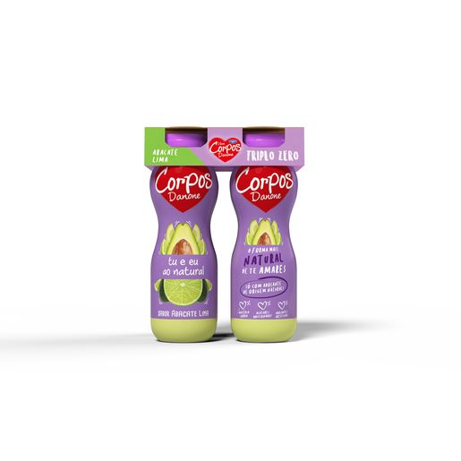 CORPOS DANONE Iogurte Líquido Magro de Abacate e Lima 4x155 g CORPOS DANONE Iogurte Líquido Magro de Abacate e Lima 4x155 g