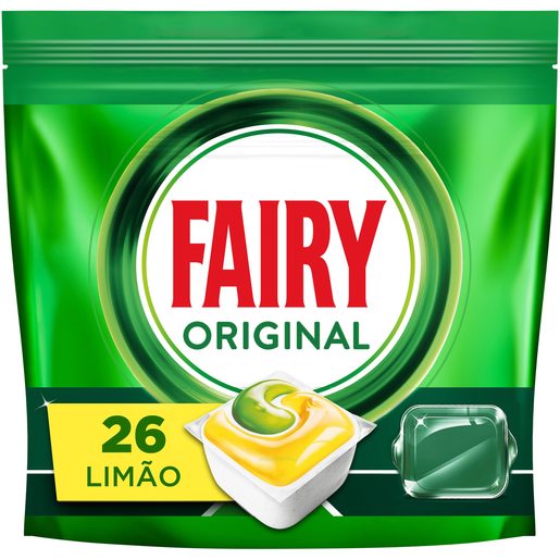 FAIRY Detergente para Máquina Loiça Original Limão 26 lv