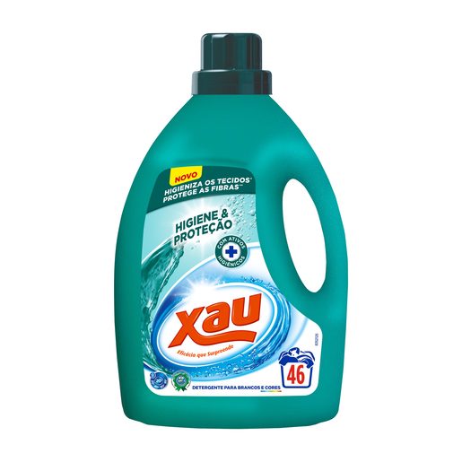 XAU Detergente Máquina Roupa Líquido Higiene 46 lv