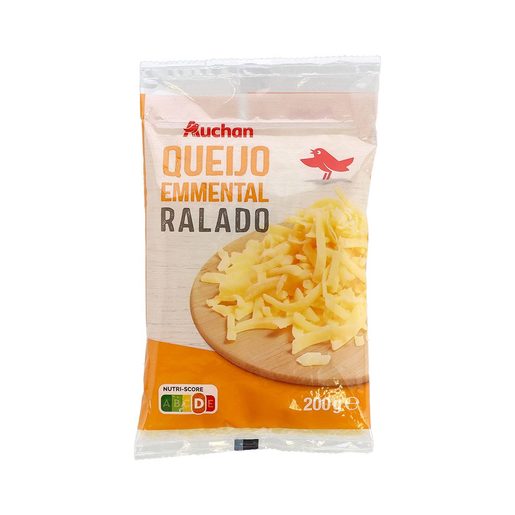 AUCHAN Queijo Emmental Ralado 200 g