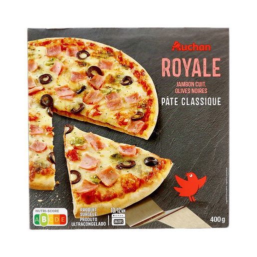 AUCHAN Pizza Cozedura de Pedra Royale 400 g