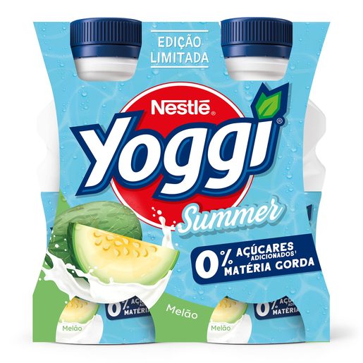 YOGGI Iogurte Líquido Summer Edition Melão 4x160 g