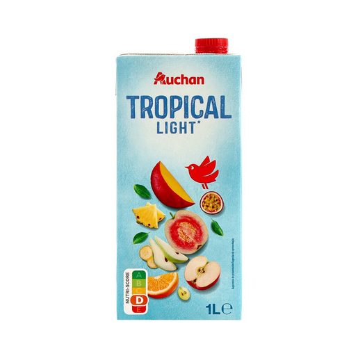 AUCHAN Néctar Tropical Light 1 L AUCHAN Néctar Tropical Light 1 L