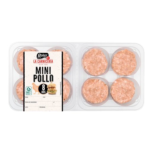 ROLER Mini Hamburgueres Frango 8x35 g