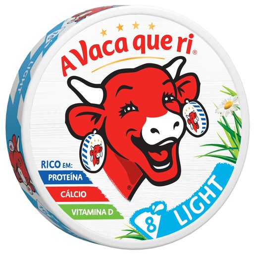 A VACA QUE RI Queijo Fundido Porções Light (8 unidades) 125 g A VACA QUE RI Queijo Fundido Porções Light (8 unidades) 125 g