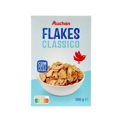 AUCHAN Cereais Flakes Clássico 500 g