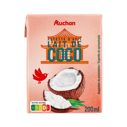 AUCHAN Leite de Coco 200 ml AUCHAN Leite de Coco 200 ml