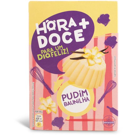 DIA HORA + DOCE Pudim de Baunilha 90 g