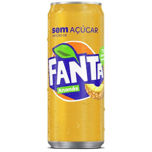 FANTA Ananás sem Açúcar 330 ml