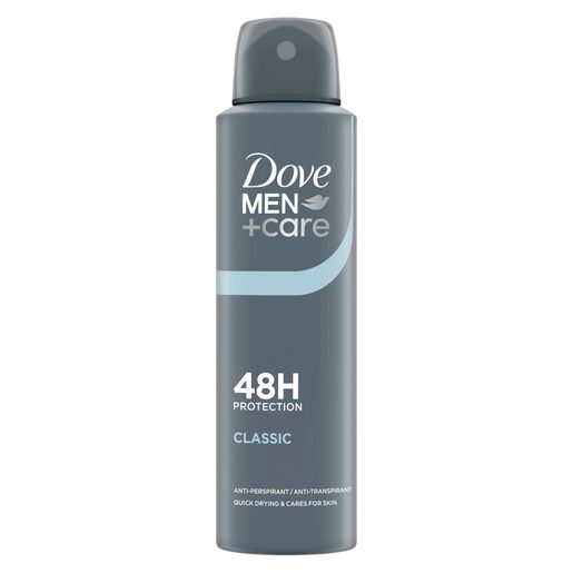 DOVE Desodorizante Spray Men Classic 48H 150 ml