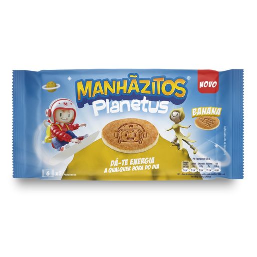 MANHÃZITOS Panquecas de Banana Planetus 210 g