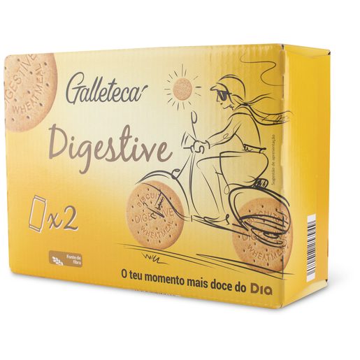 DIA GALLETECA Bolachas Digestivas 2x400 g DIA GALLETECA Bolachas Digestivas 2x400 g