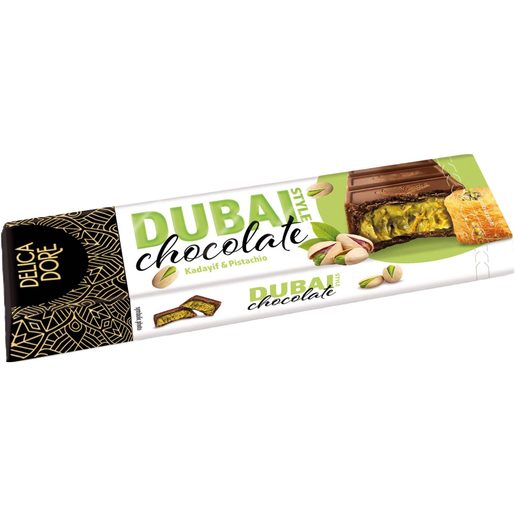 DELICA DORE Tablete Chocolate de Leite Dubai 70 g DELICA DORE Tablete Chocolate de Leite Dubai 70 g