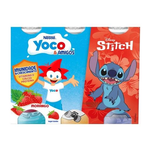 YOCO Iogurte Líquido Morango 6x90 g