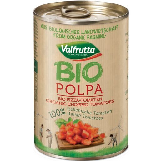 VALFRUTA Polpa de Tomate em Cubos Biológica 400 g